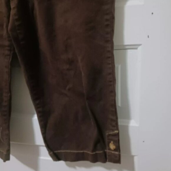 Womans Eddie Bauer Size 14 Brown Capris - Picture 4 of 5